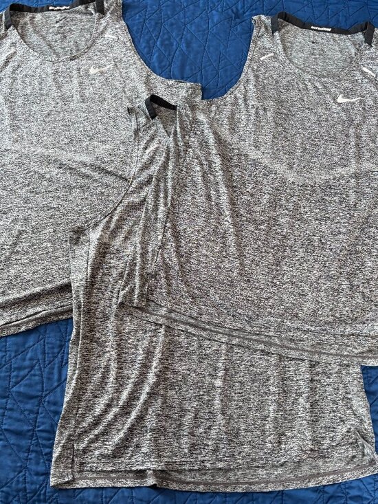 Nike Other - Set of 3 Nike Dri-FIT Rise 365 Running Tank Top Men's Medium Dark Heather Gray